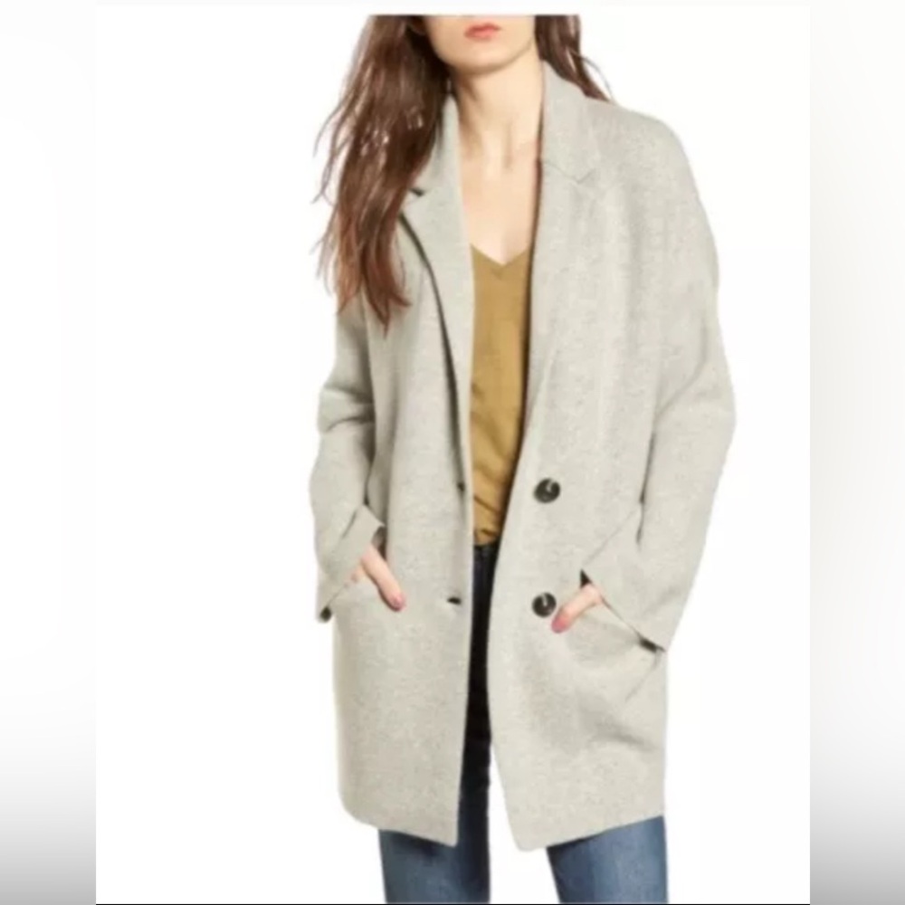 Madewell merino cardigan blazer oversized